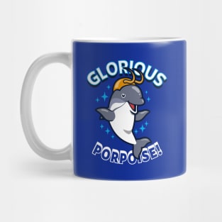 Cute Loki Superhero Quote Kawaii Porpoise Animals Mug